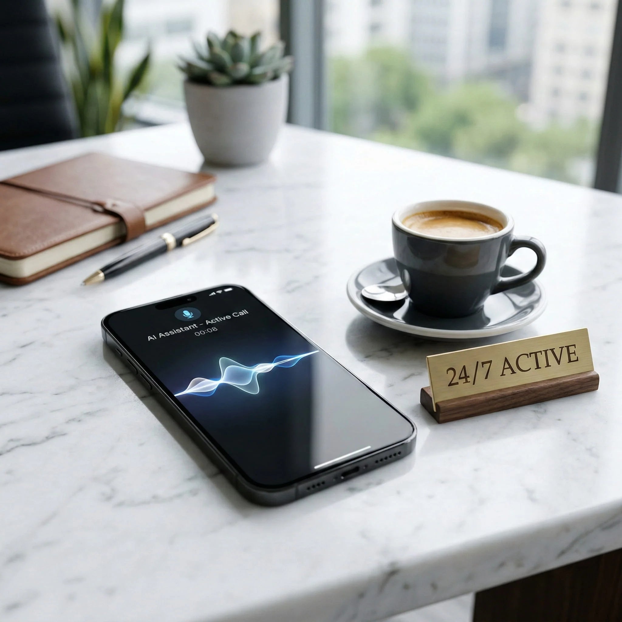 Fotorealistischer KI-Telefonassistent für österreichische Unternehmen von RIEMVISION.