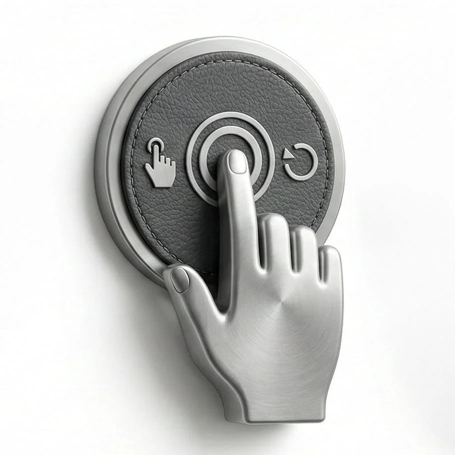 Professionelles Symbol für die Bedienbarkeit digitaler Schnittstellen von RIEMVISION.