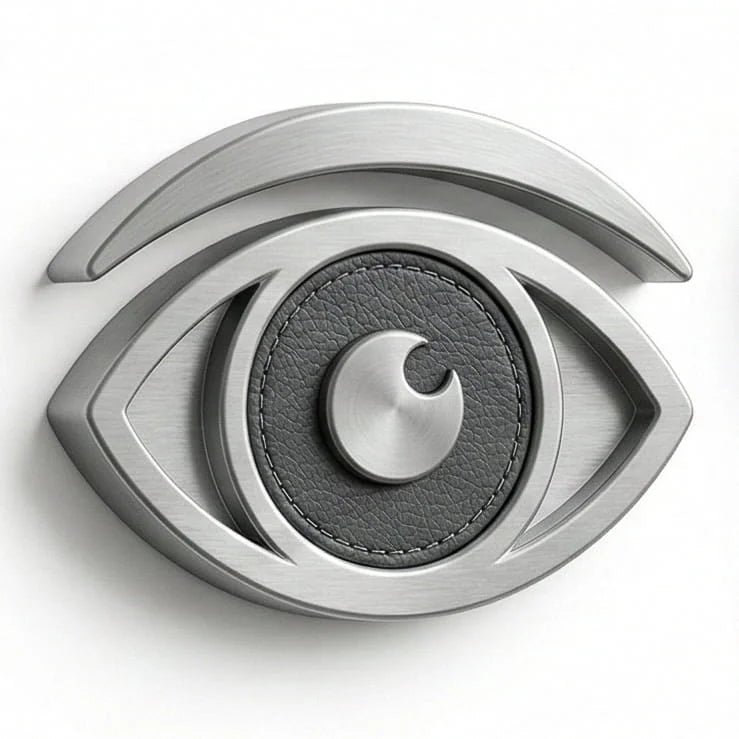 Realistisches Icon für die Wahrnehmbarkeit nach WCAG 2.2 Standards.